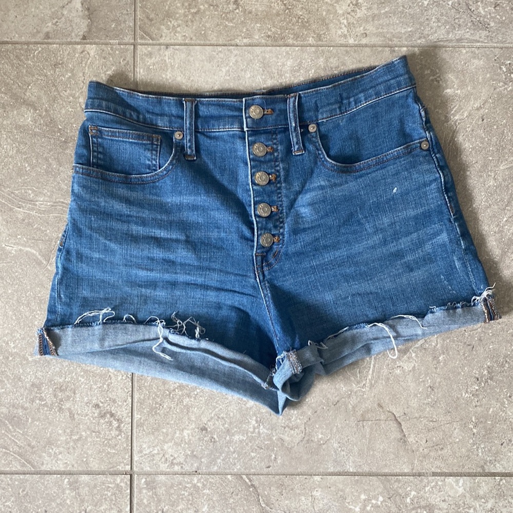 Madewell Button-Fly Denim Shorts